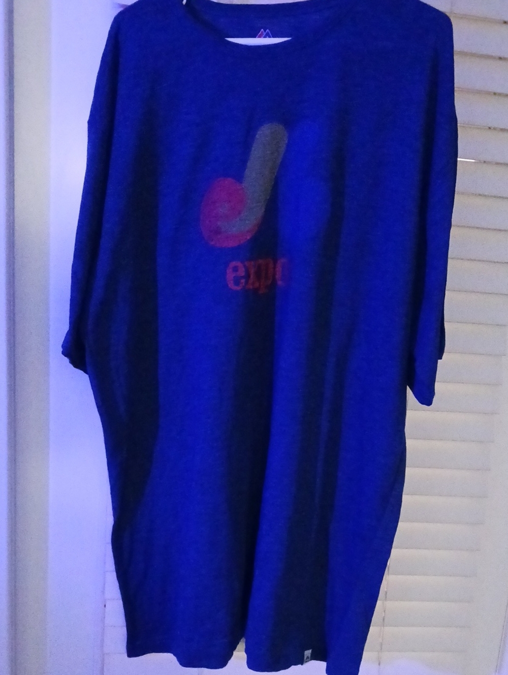 Majestic Montreal Expos Men's T- Shirt Navy 2XLT